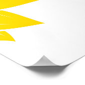 Word een zonnescherm voor Oekraïense kleuren Poster (Hoek)