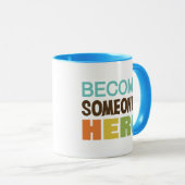 Word Ergens Hero Mok (Voorkant rechts)