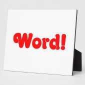Word! Fotoplaat (Zijkant)