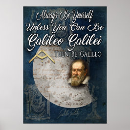 Word Galileo Galilei Poster