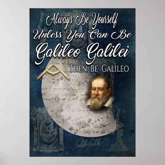 Word Galileo Galilei Poster (Voorkant)