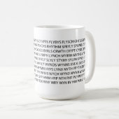 Word Game Mok "Veel consonanten" (Voorkant rechts)