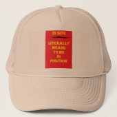 WORD GAME ONTWERP VOOR DENKERS TRUCKER PET (Voorkant)