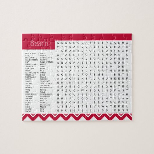 Word Game Puzzle Legpuzzel (Horizontaal)