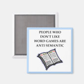 WORD GAMES MAGNEET (Voorkant / Achterkant)