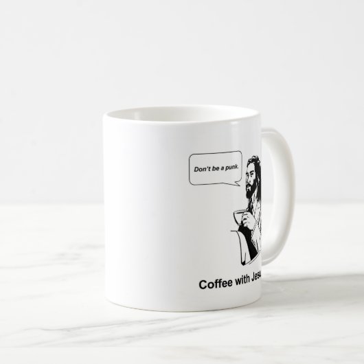 Word geen Punk Mok CWJ (Voorkant rechts)