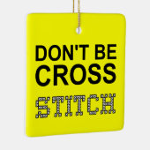 Word geen snor-snuitnetwerk keramisch ornament (Rechts)