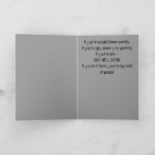 Word gezond, jij zieke verwrongen freak. kaart (Binnen)