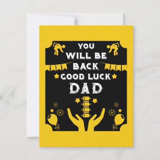 Word gezond na een rugoperatie kaart (Voorkant)