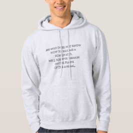 Word Gods Zoon – diep spirituele quote sticker Hoodie