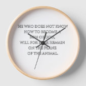 word Gods Zoon – spirituele muurklok (Voorkant)