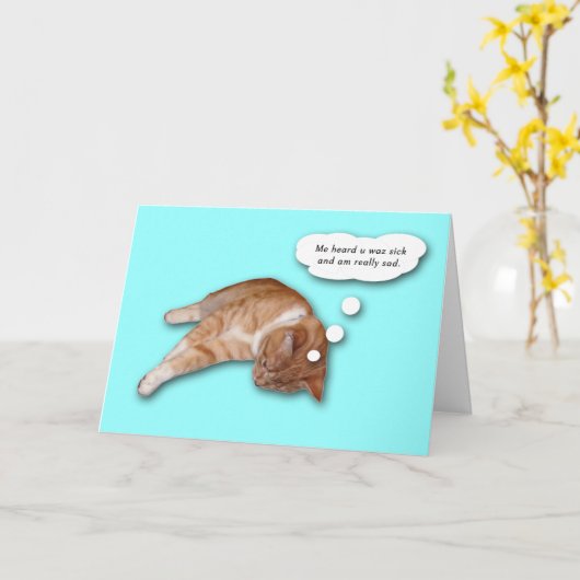 Word goed de Kaart van de Kat (Gele Bloem)