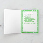 Word goed de Spinazie van de Koala Etend Wenskaart Kaart (Binnen)