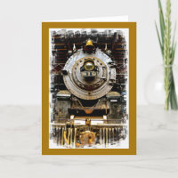 Word goed de Vintage Kaart van de Trein