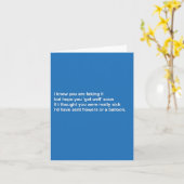 word goed grappige kaart (Gele Bloem)