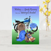 Word goed, het Ongeval van de Motorfiets Kaart (Gele Bloem)