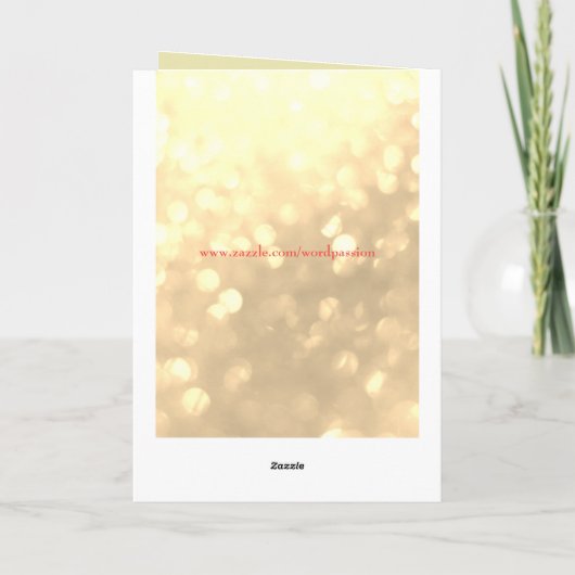 Word goed het ontwerp van de Fee Kaart (Achterkant)