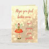 Word goed het ontwerp van de Fee Kaart (Voorkant)