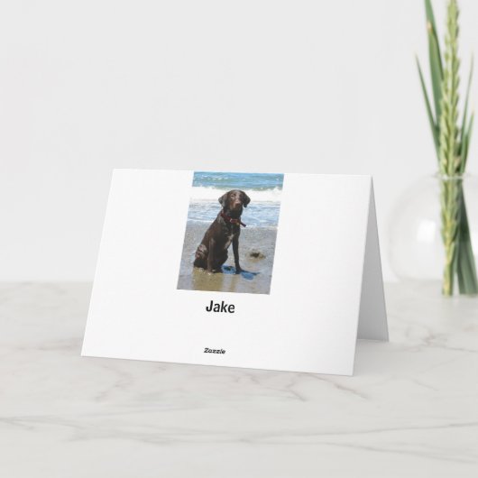 Word goed Jake Kaart (Achterkant)