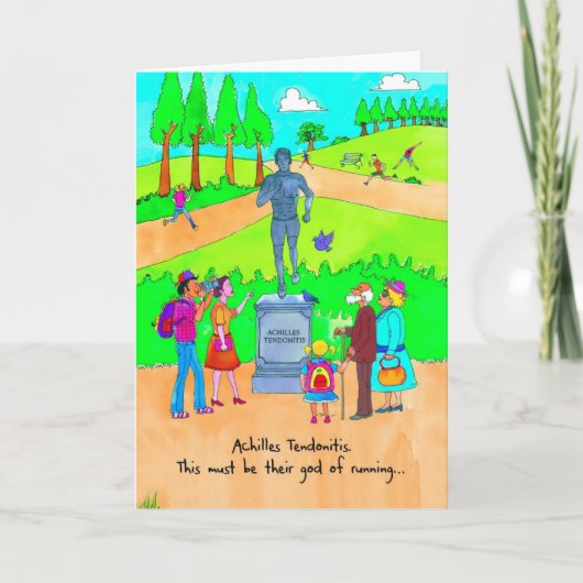 Word goed Kaart voor Agent - Achilles Tendonitis (Voorkant)