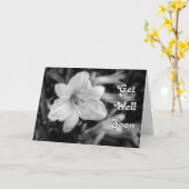 Word goed Lelie Kaart (Gele Bloem)