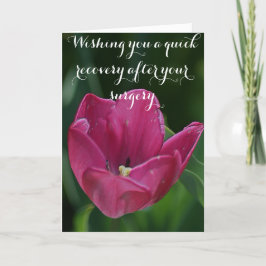 Word goed na de Kaart van de Tulp van de Chirurgie