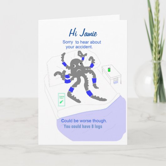 Word goed na ongeval, voeg naamvoorzijde toe kaart (Voorkant)