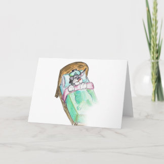 word goed spoedig: bed kaart