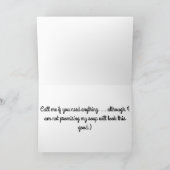 Word goed spoedig de Kaart van de Soep van de Kip (Binnen)