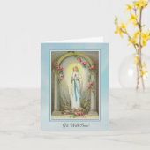 Word goed spoedig Godsdienstig Gebed Maagdelijke Kaart (Gele Bloem)