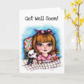 Word goed spoedig! kaart (Gele Bloem)