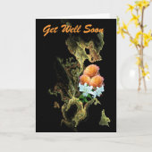 Word goed spoedig kaart (Gele Bloem)