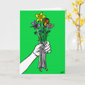 Word goed spoedig! kaart (Gele Bloem)