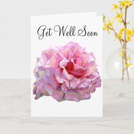 Word goed spoedig Kaart (Gele Bloem)