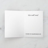 Word goed spoedig kaart. Grappige Opa in rolstoel Kaart (Binnen)