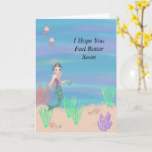 Word goed spoedig Kaart voor een Vrouwelijk Kind (Gele Bloem)