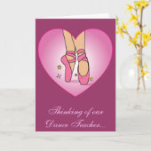 Word goed spoedig voor de Leraar van de Dans Kaart (Gele Bloem)