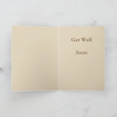 Word goed spoedig Wenskaart Kaart (Binnen)