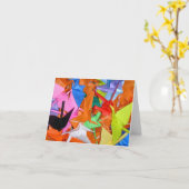 Word goed Wensen - Duizend Kranen van het Document Kaart (Gele Bloem)