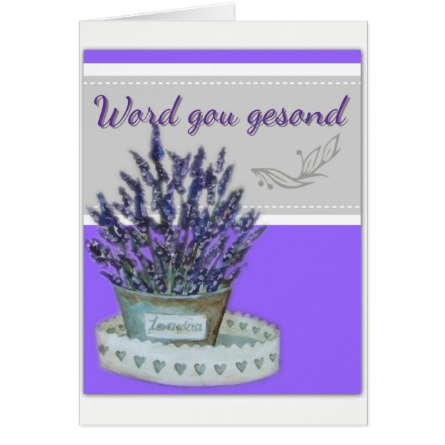 Word gou gesond (Voorkant)