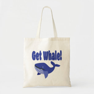 Word Haal Walvis, Word beter Grappige Woordspeling Tote Bag