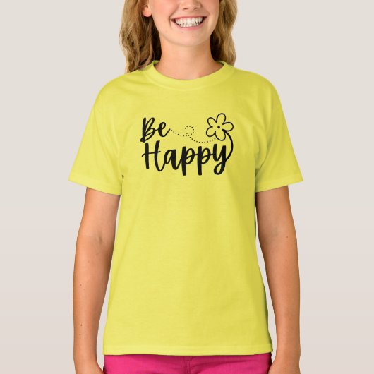 Word Happy Spring Summer T-Shirt (Voorkant)