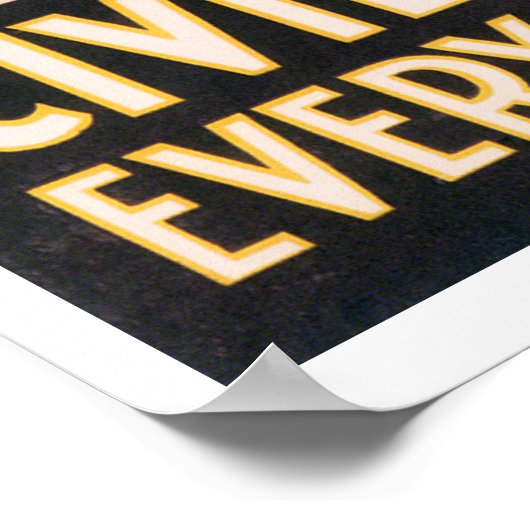 Word het Amerikaanse WWI-Poster wakker Poster (Hoek)