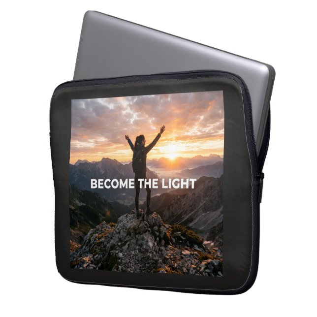 Word het Licht Laptop Sleeve (Voorkant Links)
