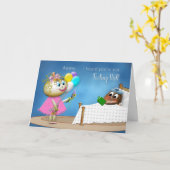 Word - Humor - goed het Collectie van de Familie Kaart (Gele Bloem)