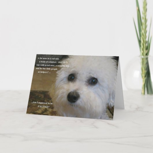 Word I verondersteld om worden opgewekt? Feestdagen Kaart (Voorkant)