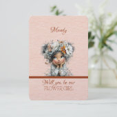 Word Je Mijn Bloemenmeisje (Staand voorkant)