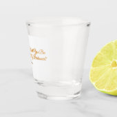 Word je mijn bruidsmeisje shot glas (Rechts)