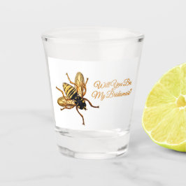 Word je mijn bruidsmeisje  shot glas