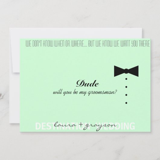 Word Je Mijn____? Kaart (Voorkant)